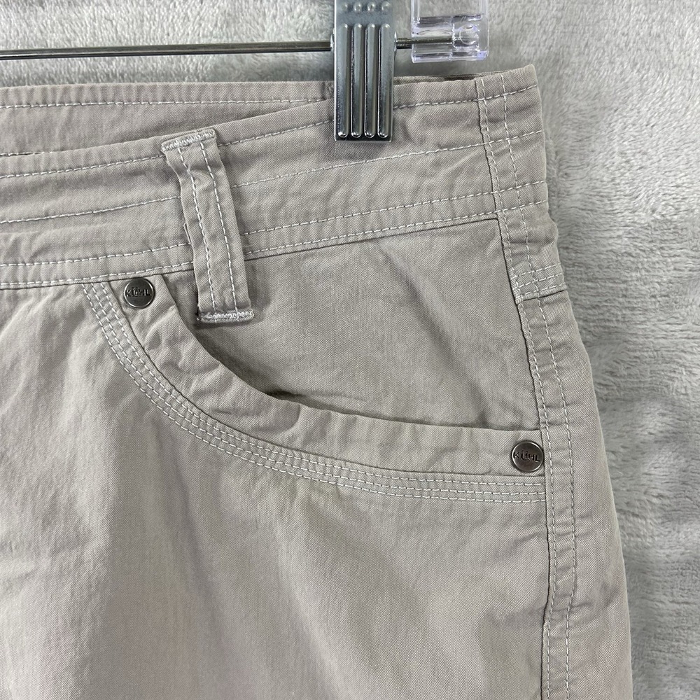 KUHL Shorts women's 10 (32x11) Splash Cargo Pocket Outdoor Gray Hiking Camping - Picture 7 of 11